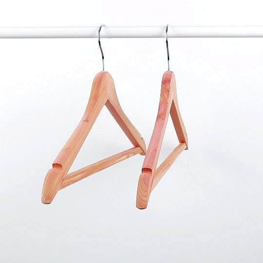 44cm cedar luxury clothes hanger 1006 3
