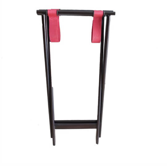 hotel room wooden foldable luggage rack stand
