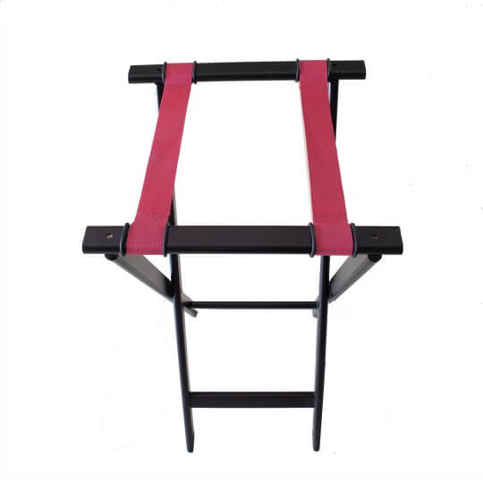 hotel wooden foldable luggage rack suitcase stand 2
